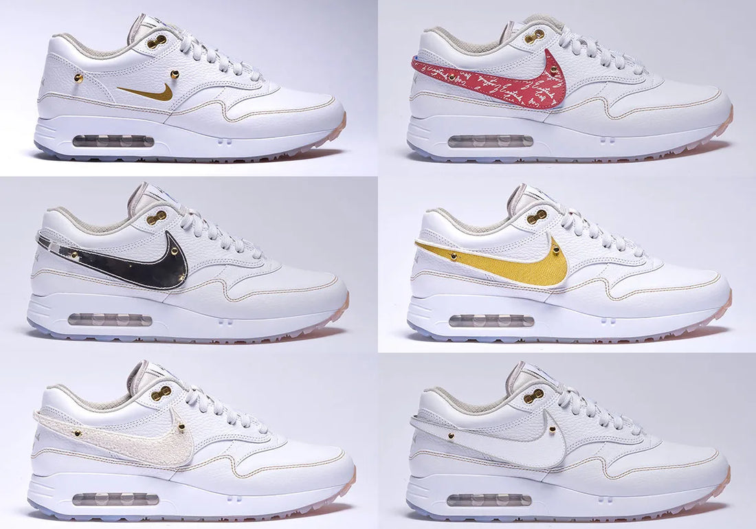 The Eastside Golf x Nike Air Max 1 ‘86: Interchangeable Swoosh Logos for Maximum Style