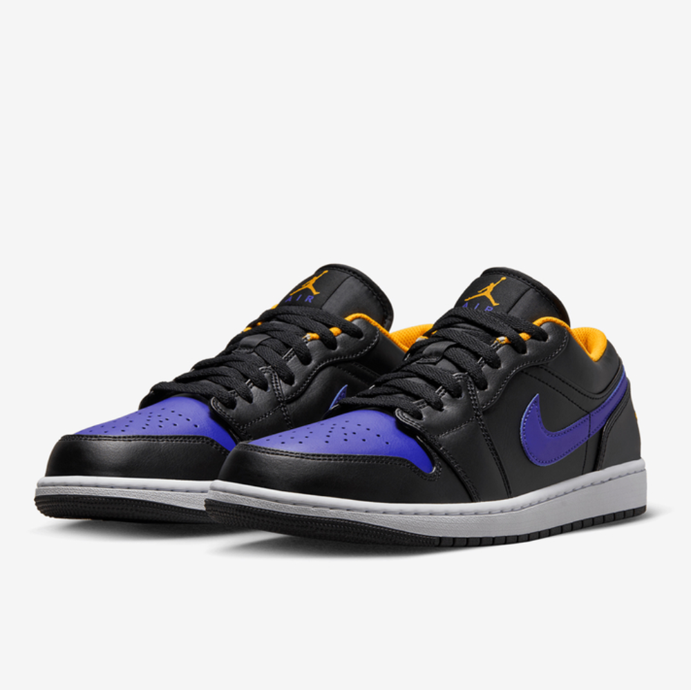 Air Jordan 1 Low Black Dark Concord Taxi