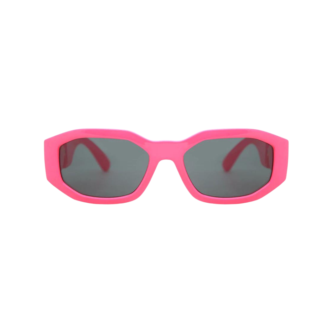 VERSACE Medusa Biggie Pink Geometric Unisex Sunglasses