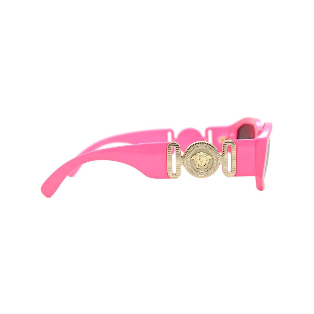 VERSACE Medusa Biggie Pink Geometric Unisex Sunglasses