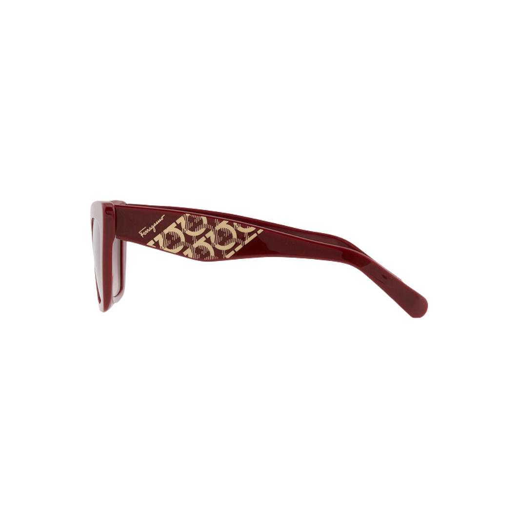 SALVATORE FERRAGAMO Bordeaux Gradient Cat Eye Ladies Sunglasses