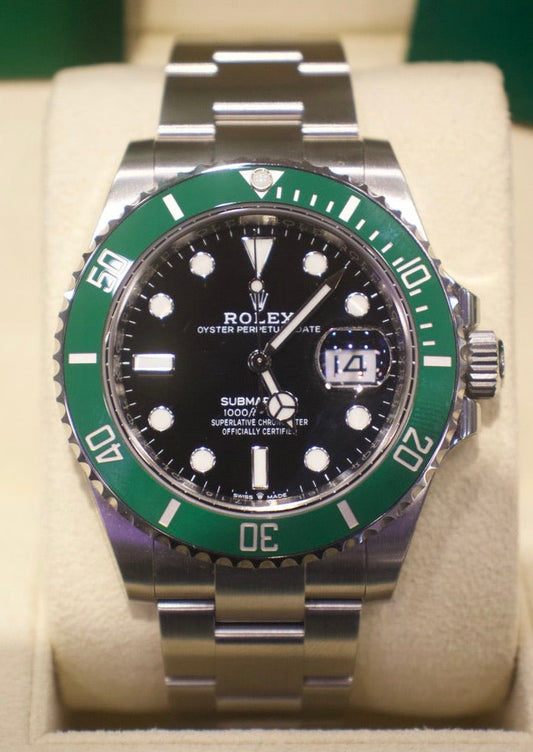 Rolex Submariner Date STARBUCKS Mint 41mm Black Dial Oyster Men's Watch