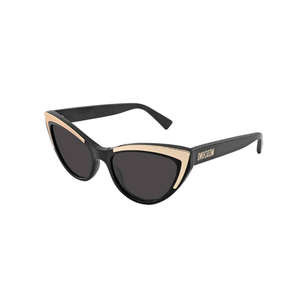 MOSCHINO Grey Cat Eye Ladies Sunglasses