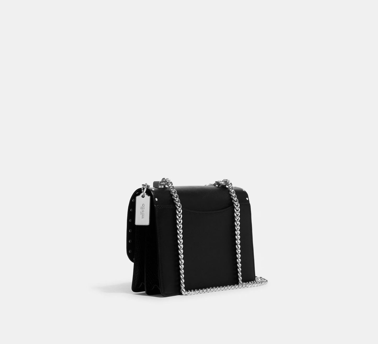 Coach Klare Crossbody In Signature Canvas With Rivets black