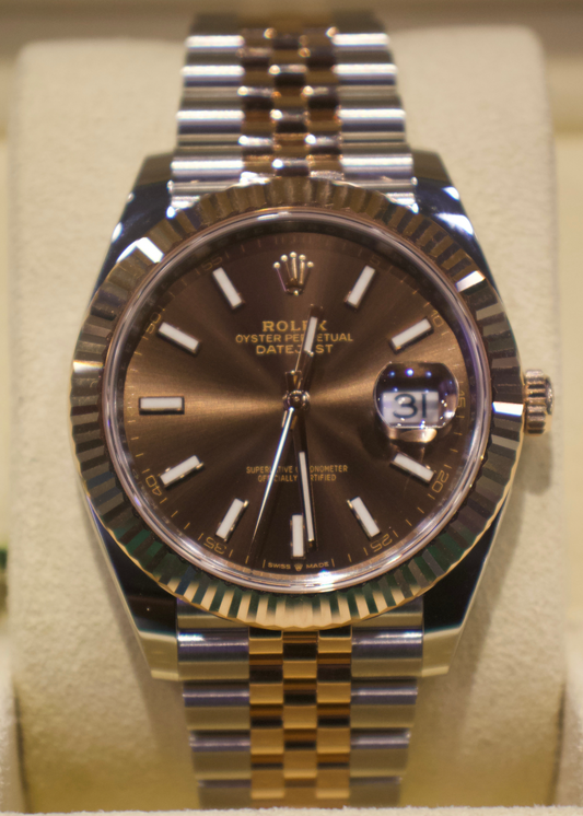 Rolex Datejust 41 Oystersteel and Everose Gold Men's Watch