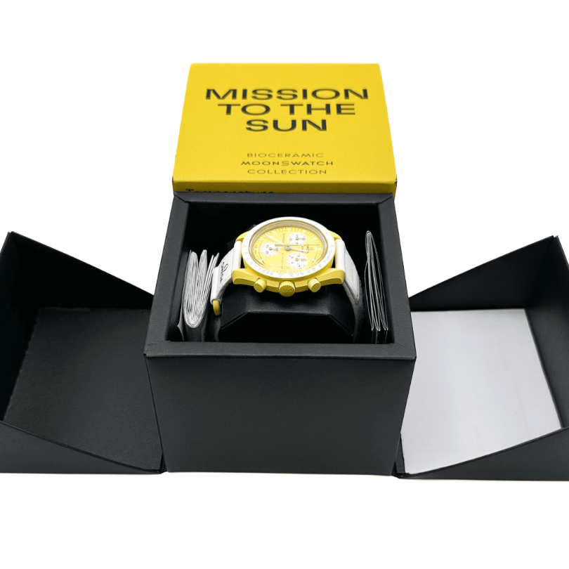 Omega X Swatch Bioceramic Moonswatch Collection - Mission to Sun