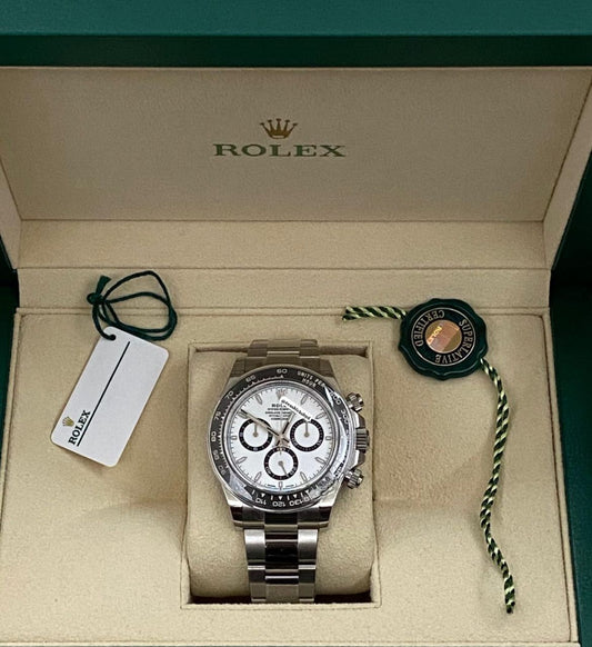 Rolex Daytona Cosmograph White Dial Chronograph Men's Watch 116500LN (DAYTONA PANDA)