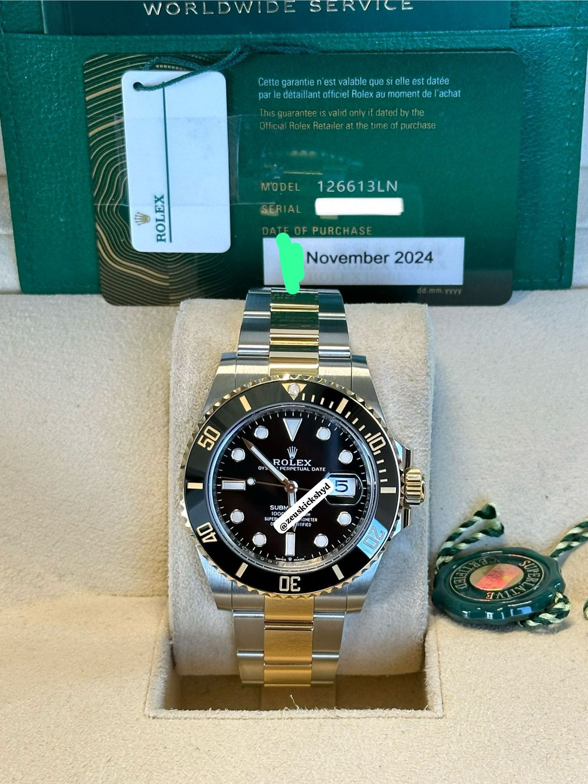 Rolex Submariner 41 Oystersteel and Yellow Gold Men's Watch