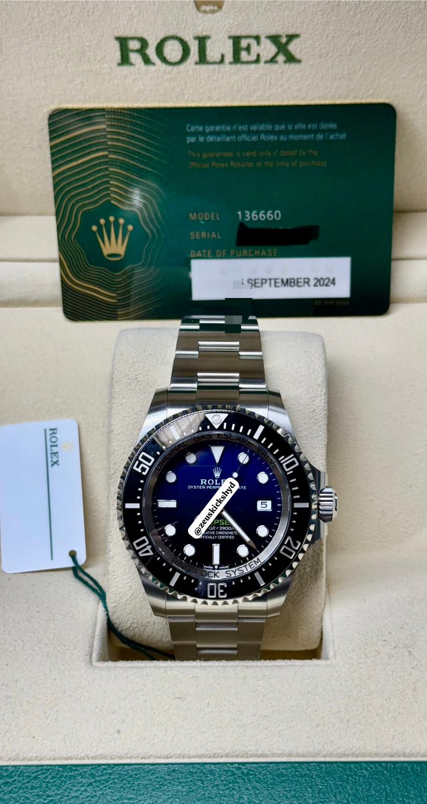 Rolex Deepsea Sea-Dweller James Cameron 44mm 136660