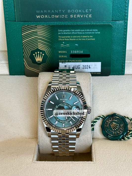 Rolex Sky-Dweller Oystersteel and White Gold Men's Watch