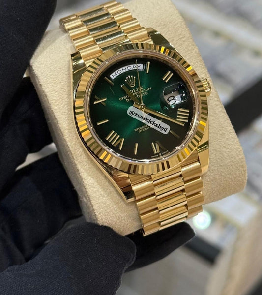 Rolex Day-Date 40 Yellow Gold President Men's Watch