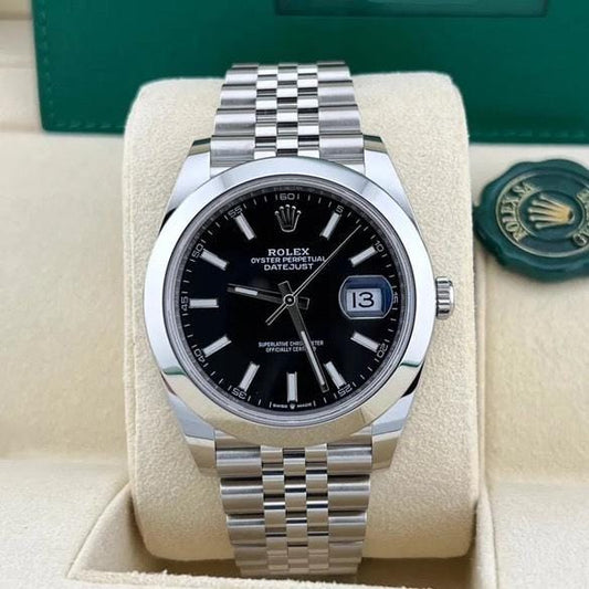 Rolex Oyster Perpetual Datejust 41 Black Dial