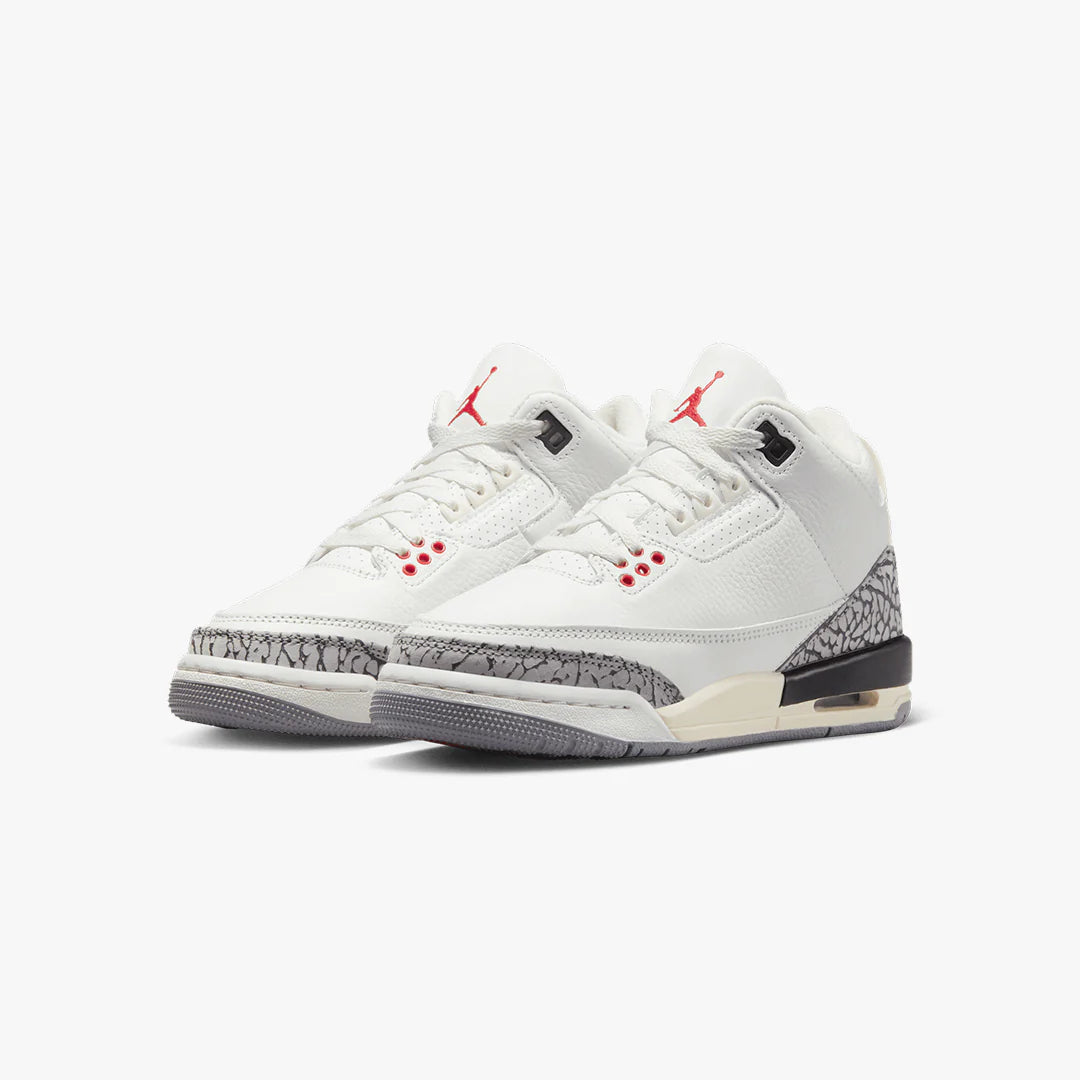 Air Jordan 3 Retro Summit White Cement Fire Red