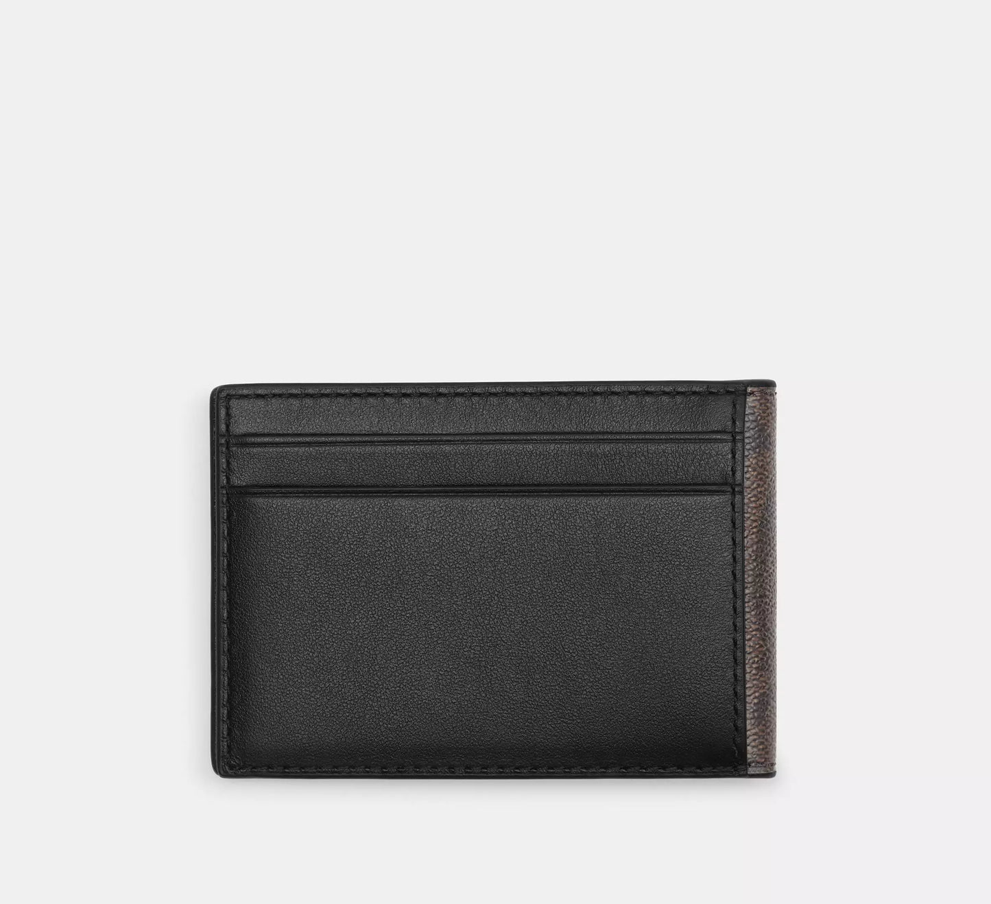 Coach Outlet Compact Billfold Wallet In Signature Canvas maghony