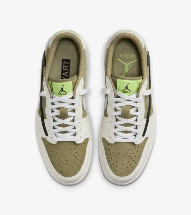 Air Jordan 1 Low Golf x Travis Scott Neutral Olive