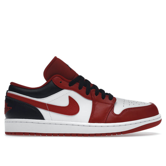 Air Jordan 1 Low Bulls White/Gym Red-Black