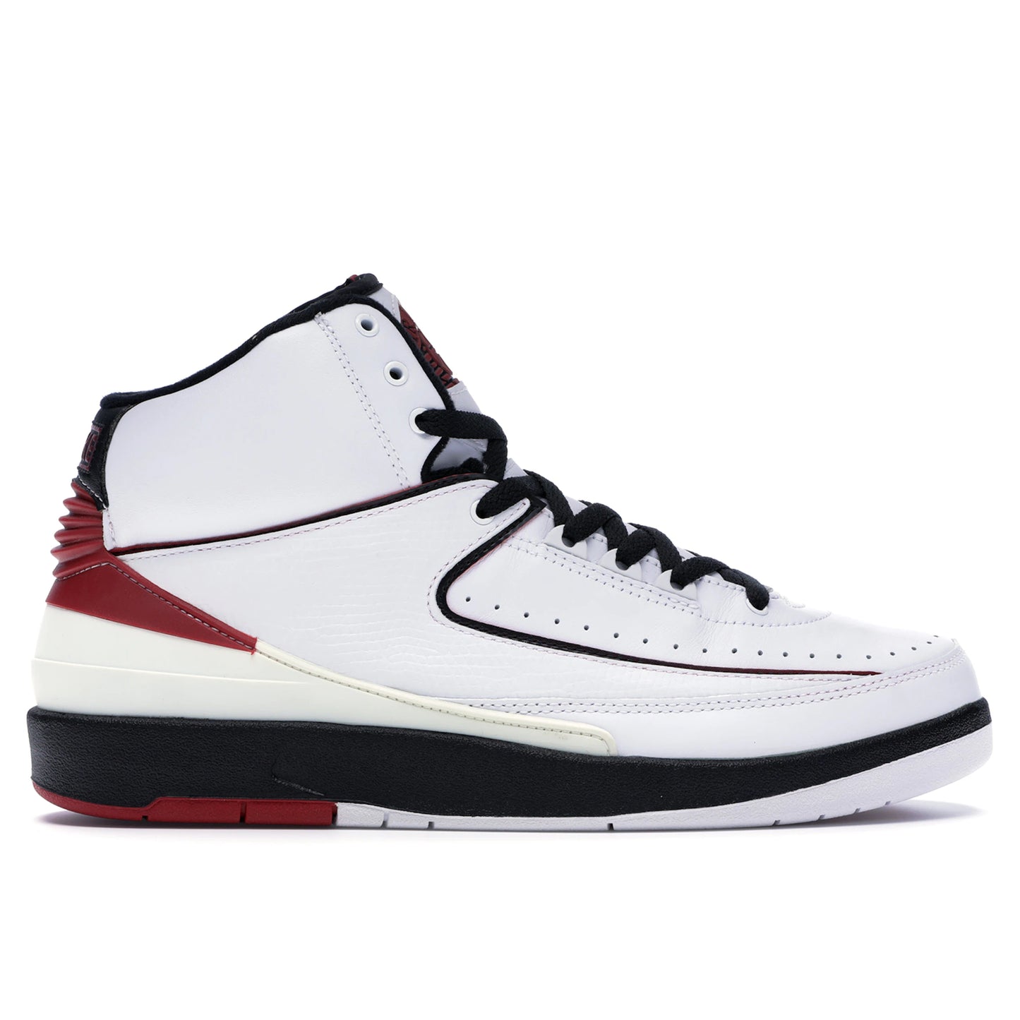 Air Jordan 2 Retro White Varsity Red Black